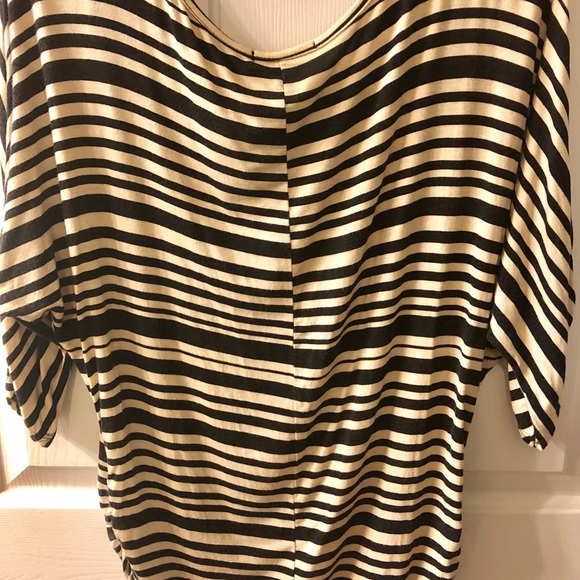 Black and Tan Striped Top - Picture 3 of 5